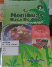 Ayo Membuat Nata De Coco