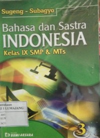 Bahasa Dan Sastra Indonesia