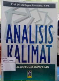 Analisis Kalimat